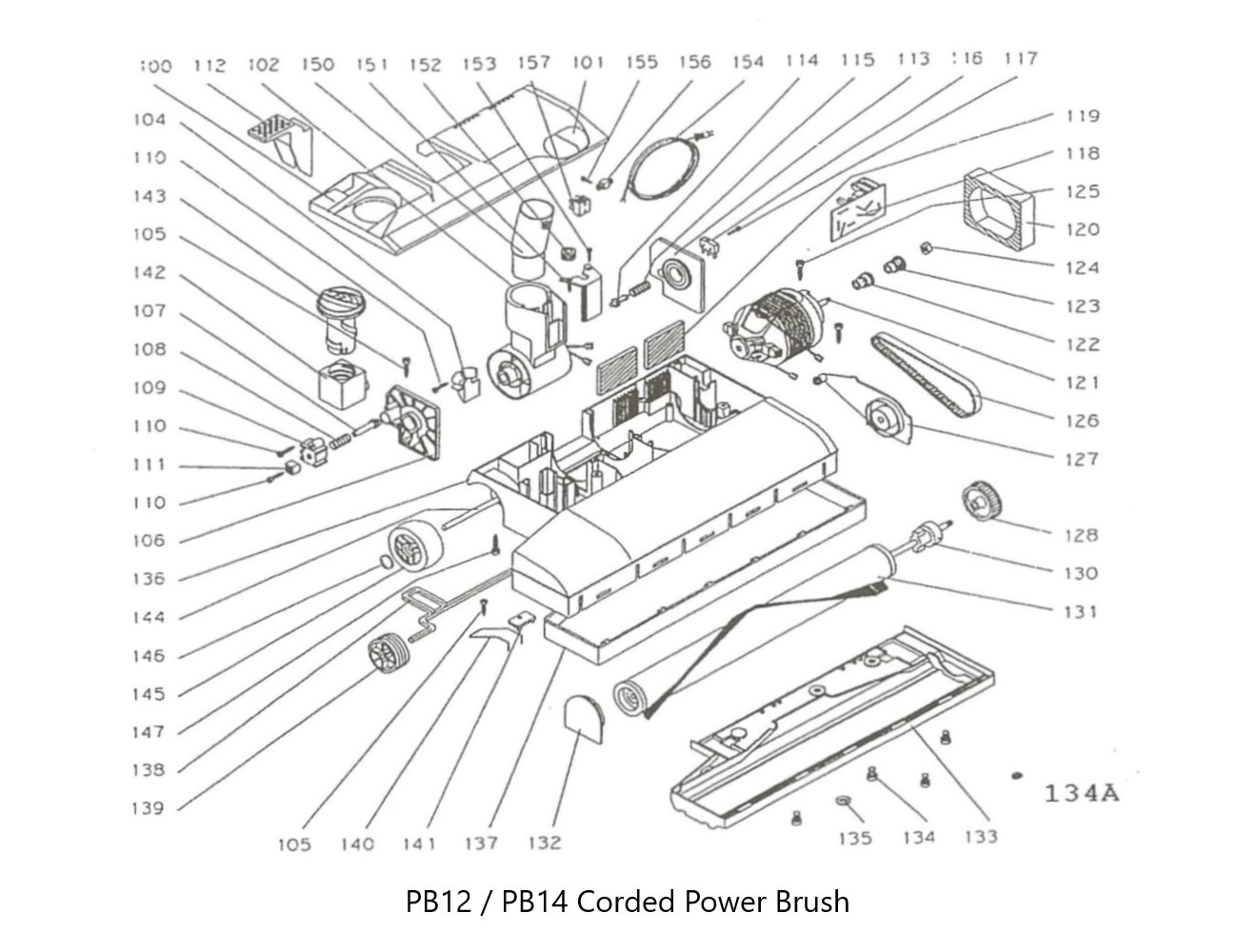 Lindhaus PB14 Corded Powerhead | CentralVacuumDirect.com